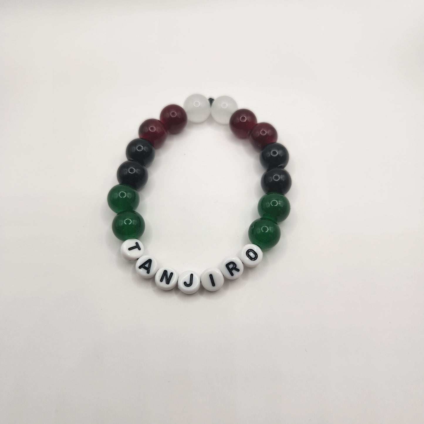 Tanjiro Inspired Bead Bracelet
