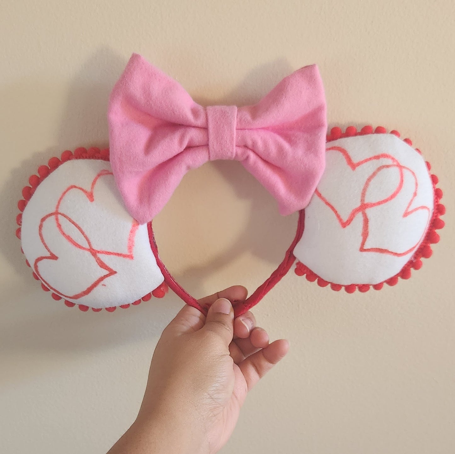 Valentine's Heart Mouse Ears