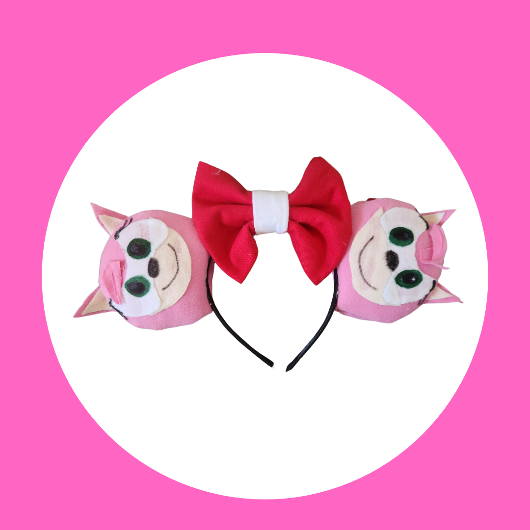 Amy Rose Inspired Mouse Ears