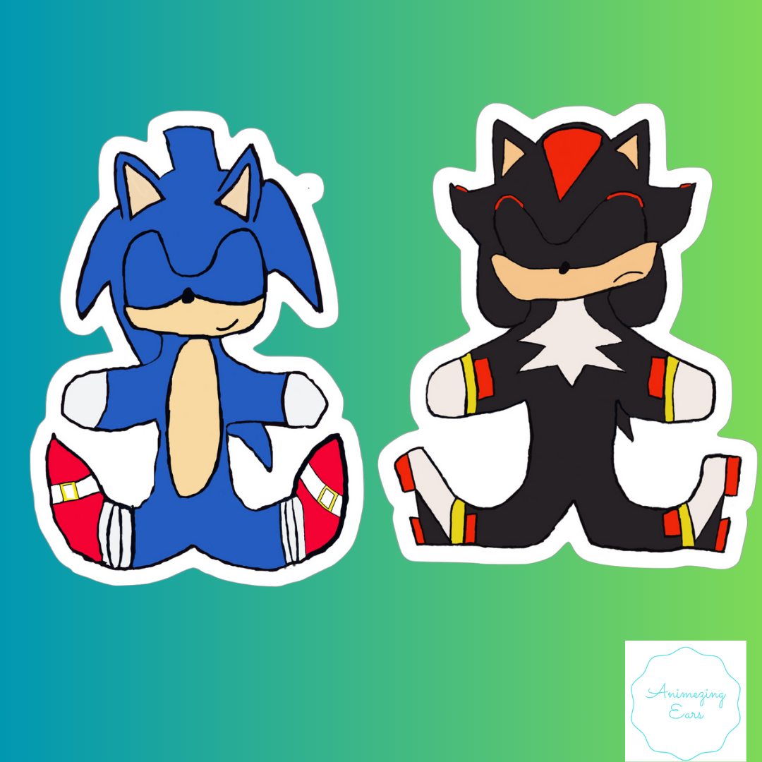 Hedgehog Vinyl Stickers