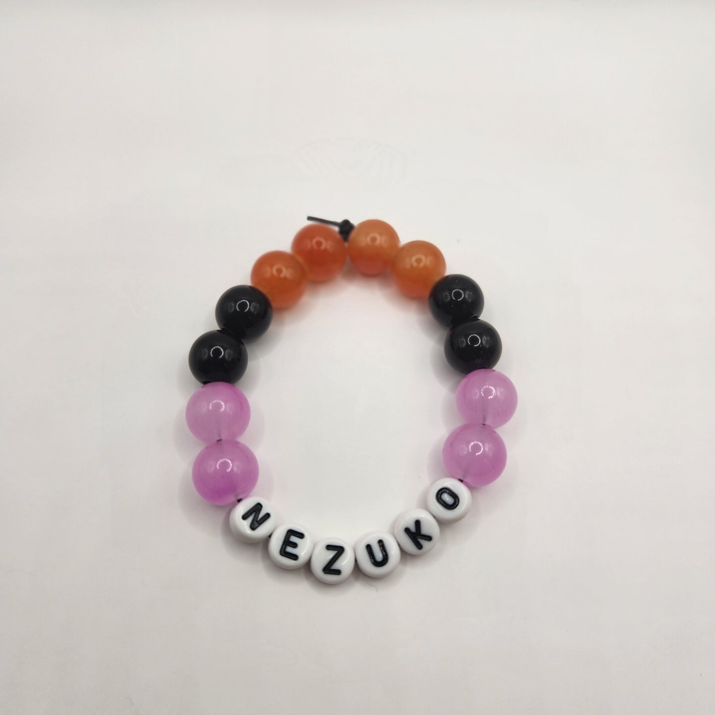 Nezuko Inspired Bead Bracelet