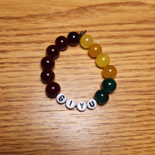 Giyu Inspired Bead Bracelet