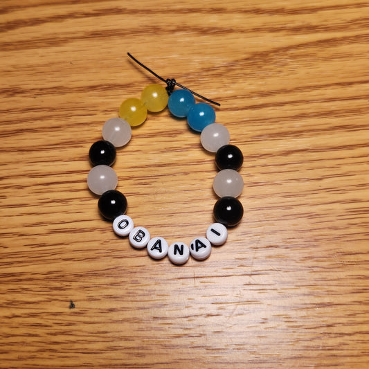 Obanai Inspired Bead Bracelet