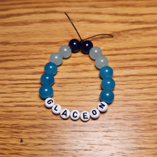 Glaceon Inspired Bead Bracelet