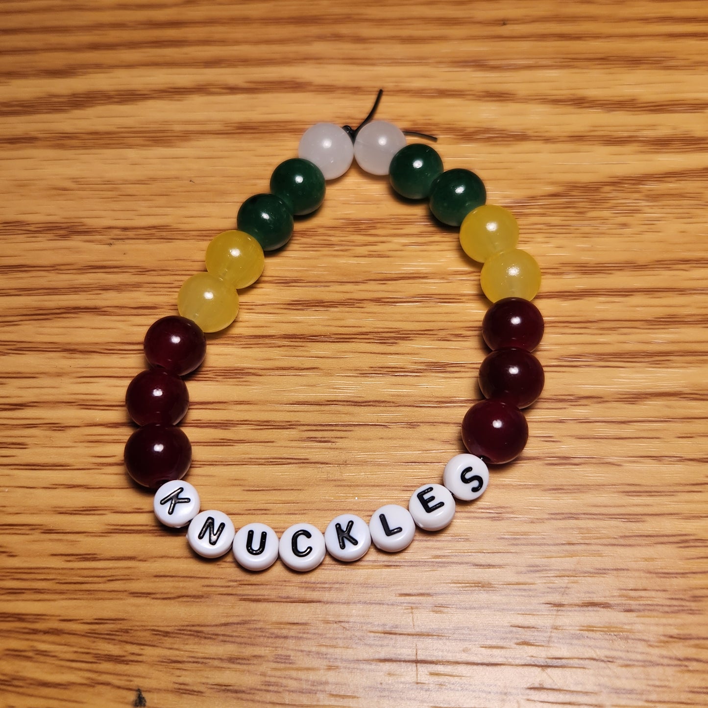 Knuckles Inspired Bead Bracelet