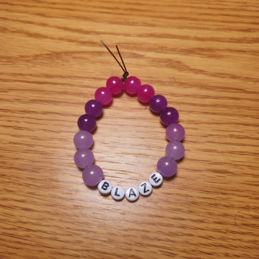 Blaze Inspired Bead Bracelet