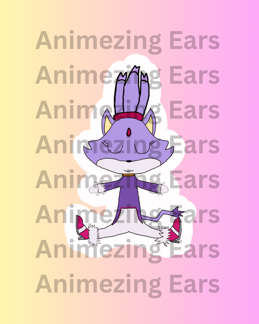 Blaze the Cat Stickers