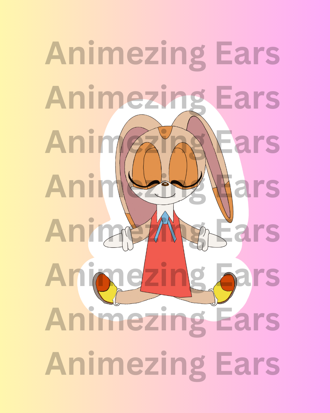 Cream the Rabbit Stickers